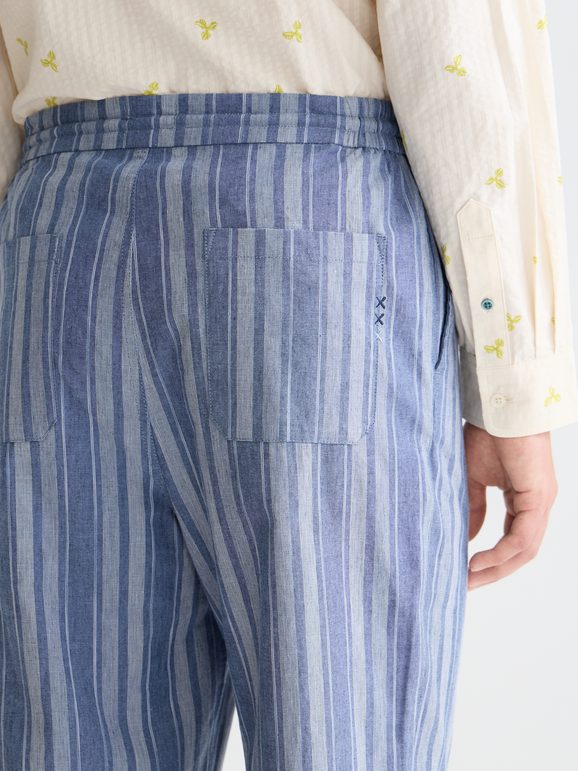 Oliver Pleated Linen-Blend Relaxed Straight-Fit Jogger