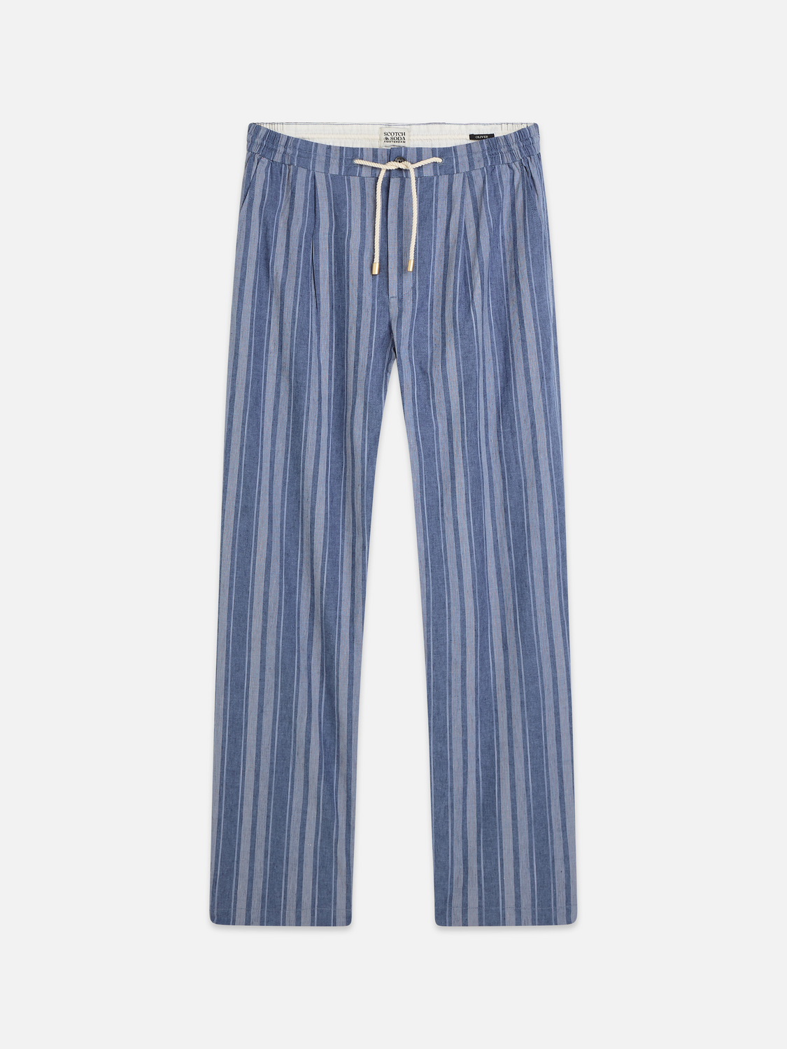 Oliver Pleated Linen-Blend Relaxed Straight-Fit Jogger
