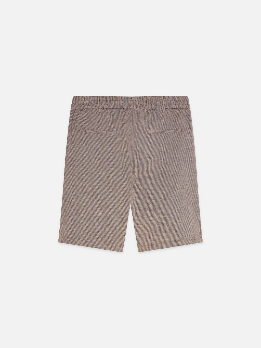 Essentials – Fave Cotton-Linen Yarn-Dyed Regular-Fit Bermuda Shorts