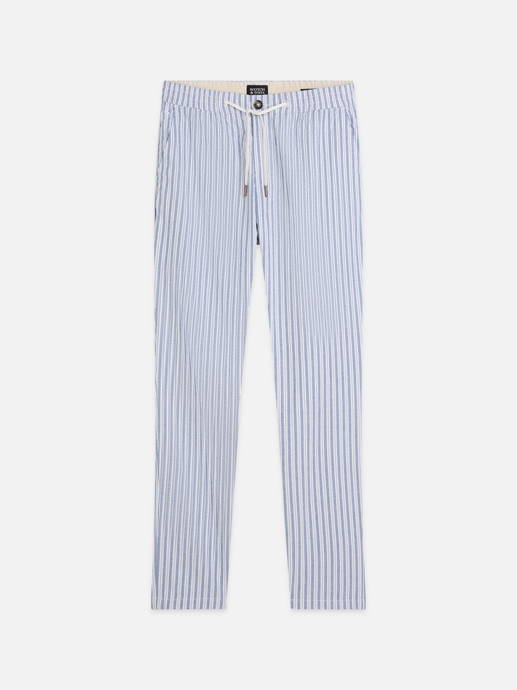 Warren Yarn-Dyed Cotton Linen Regular Straight-Fit Jogger