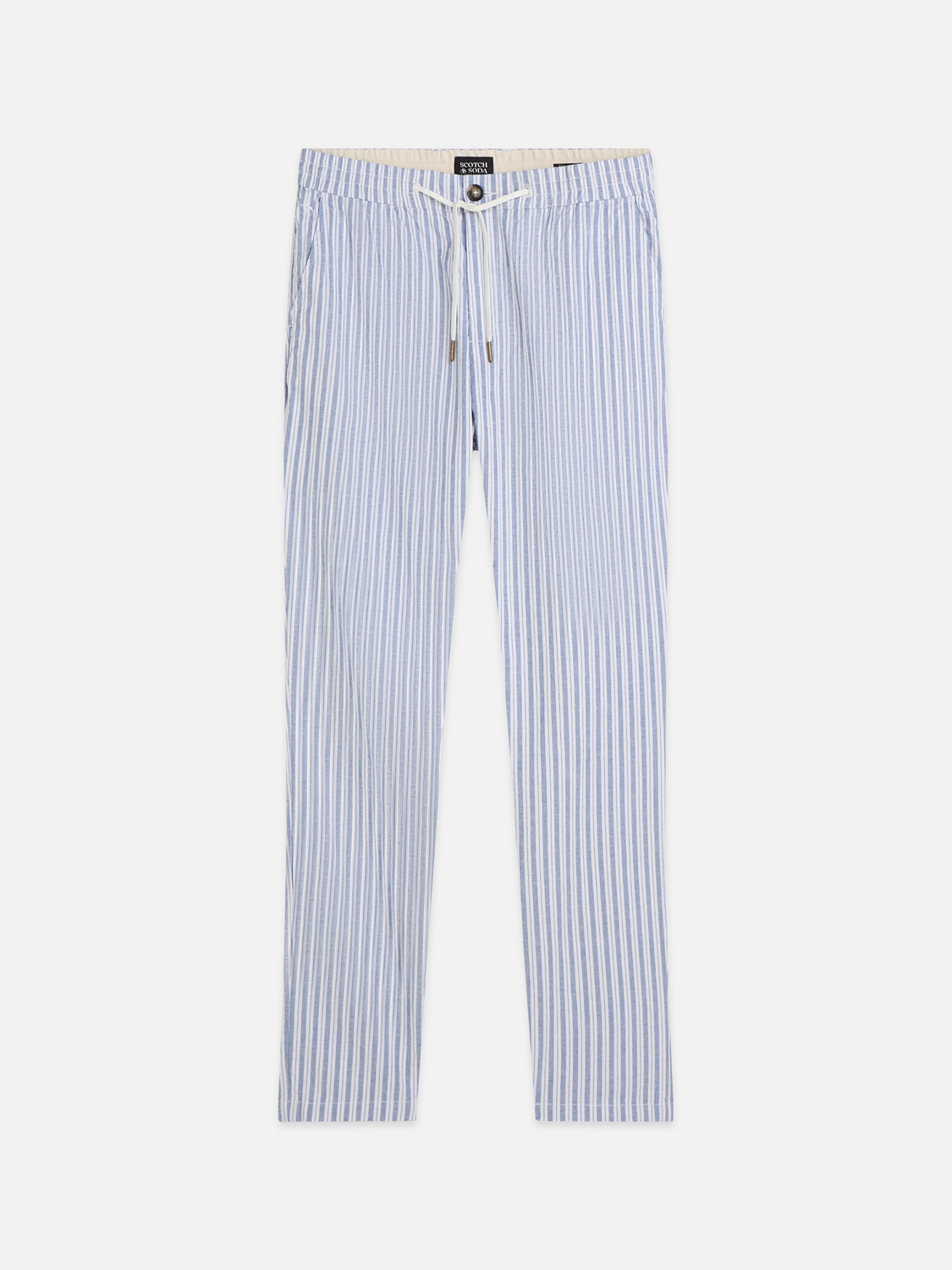 Warren Yarn-Dyed Cotton Linen Regular Straight-Fit Jogger