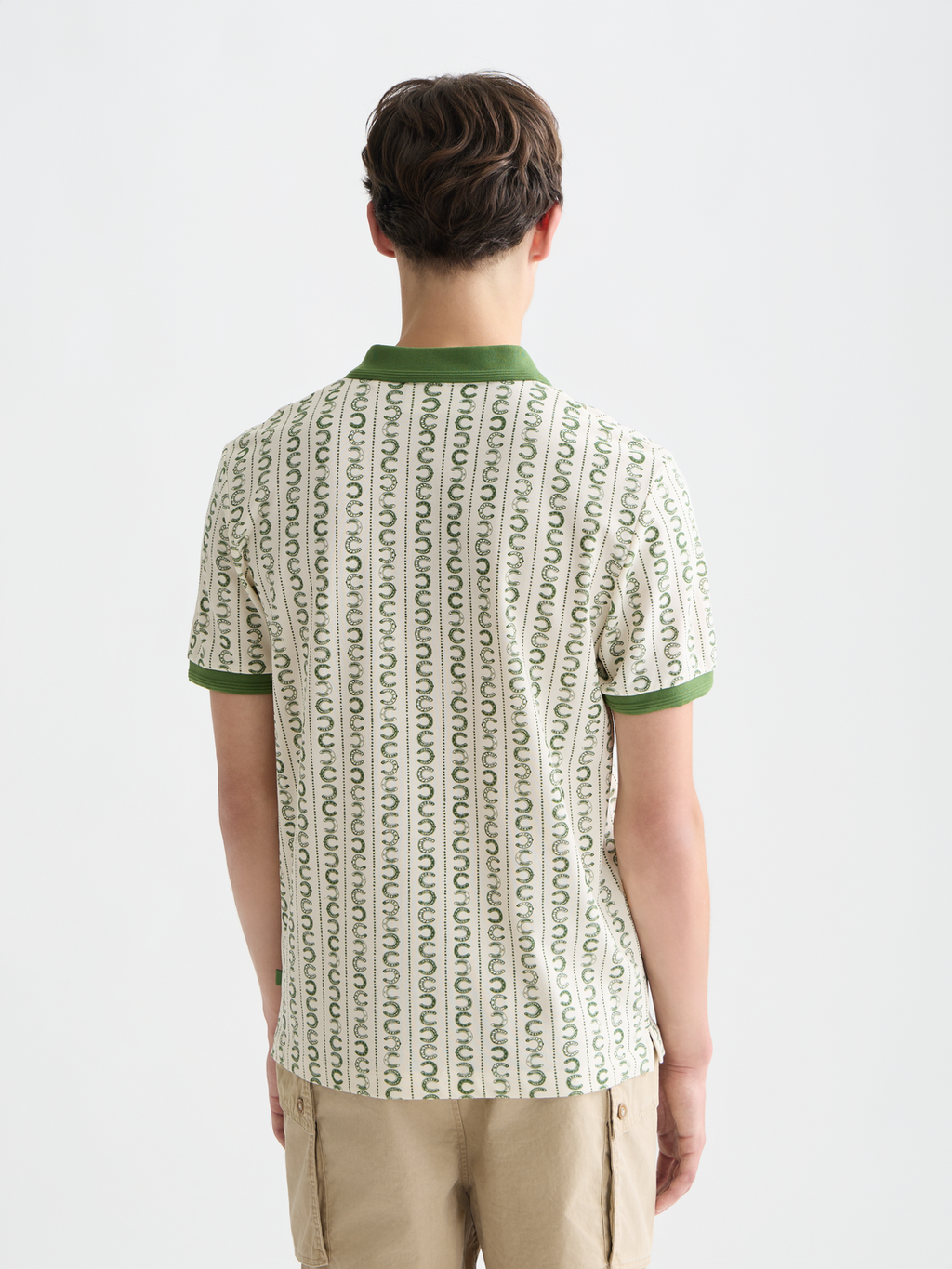 Microprinted Regular-Fit Polo