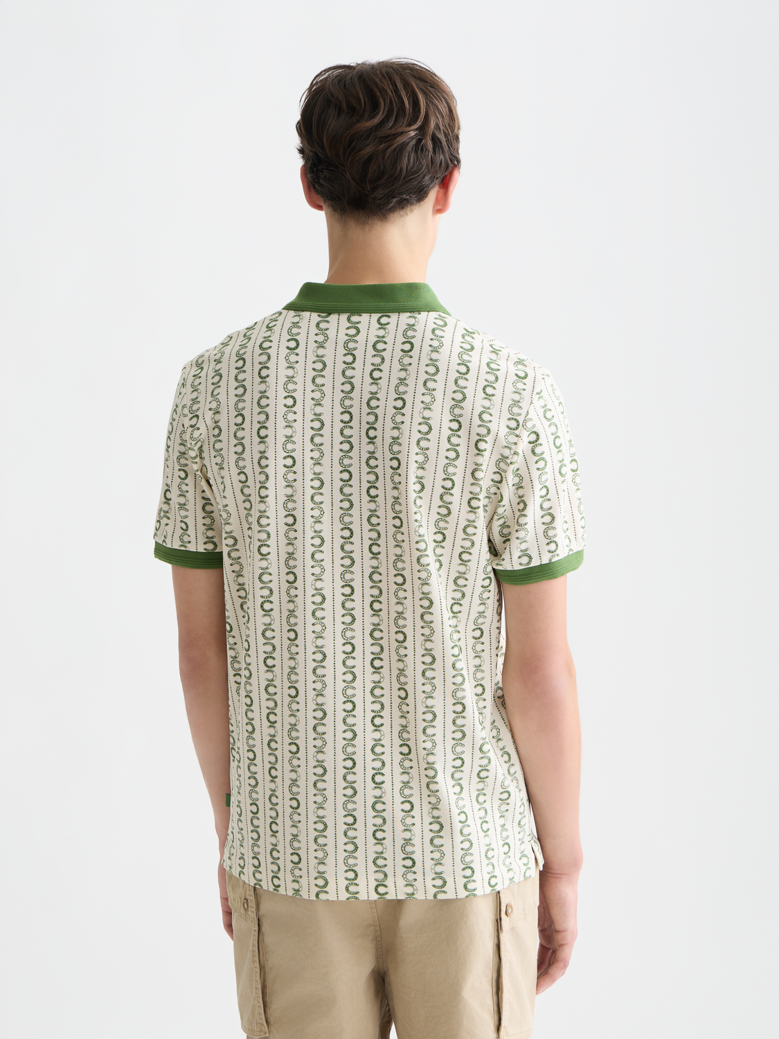 Microprinted Regular-Fit Polo