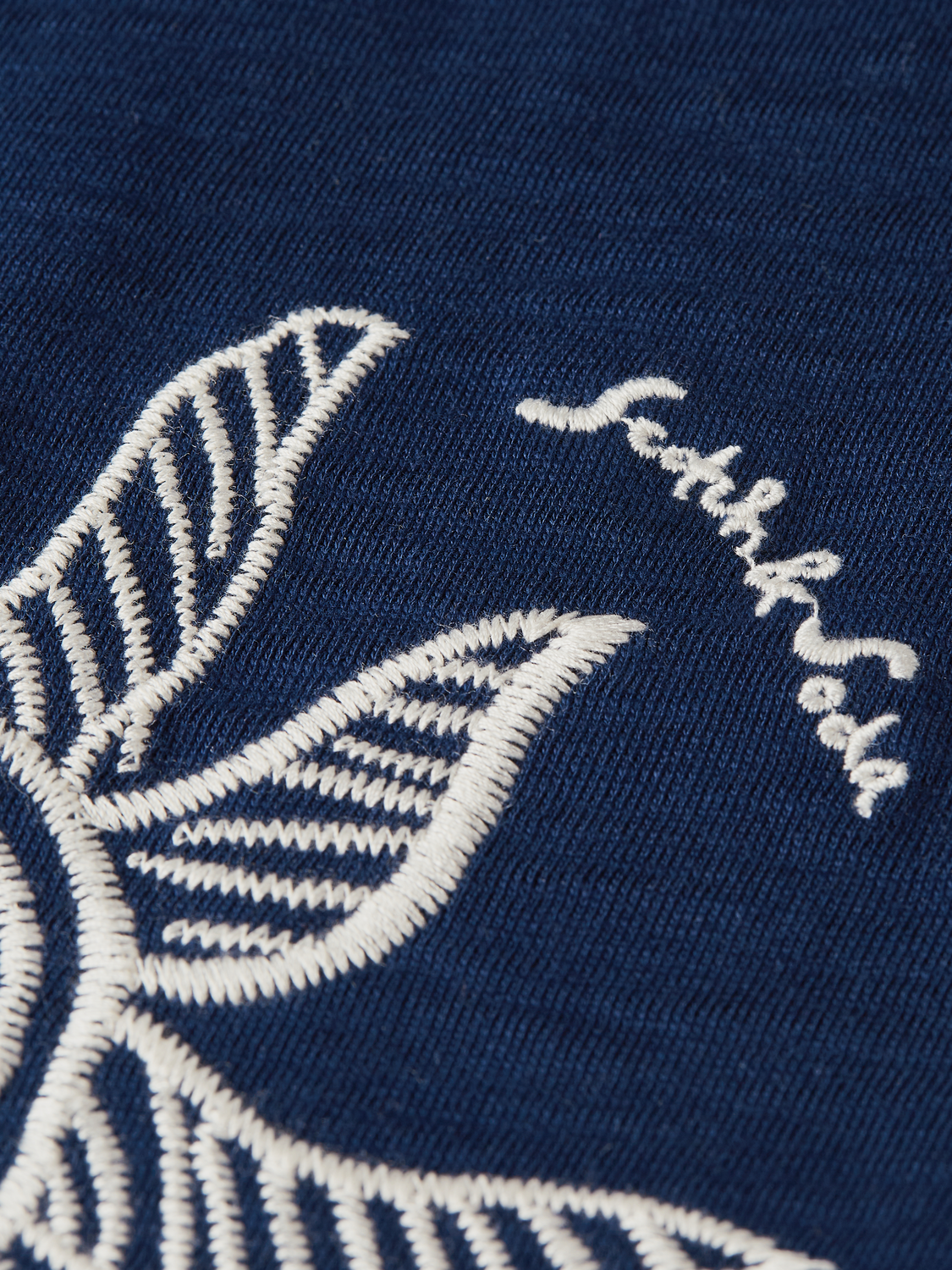 Embroidered Artwork Relaxed Fit T-Shirt
