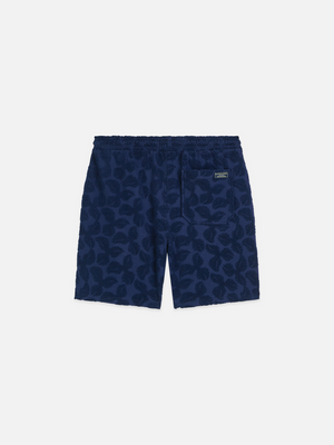 Fave Terry Jacquard Relaxedfit Bermuda Shorts