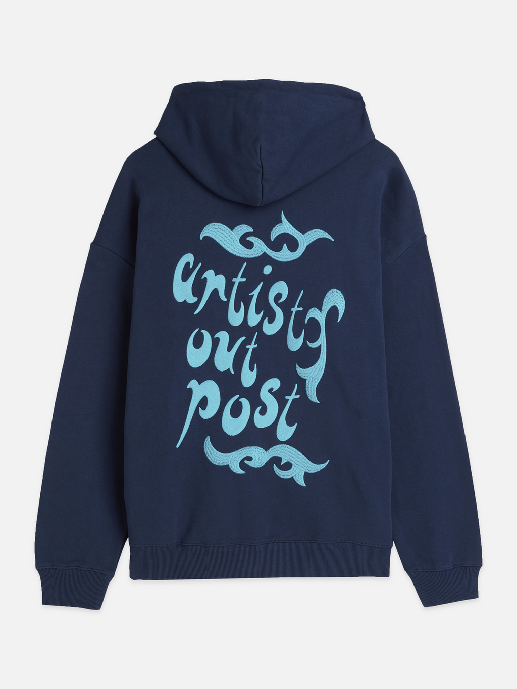 Front And Back Artwork Loose-Fit Hoodie