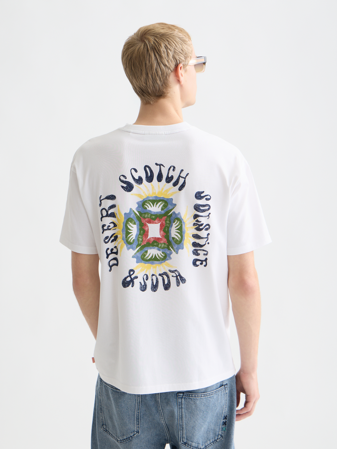 Front And Back Artwork Relaxed-Fit T-Shirt