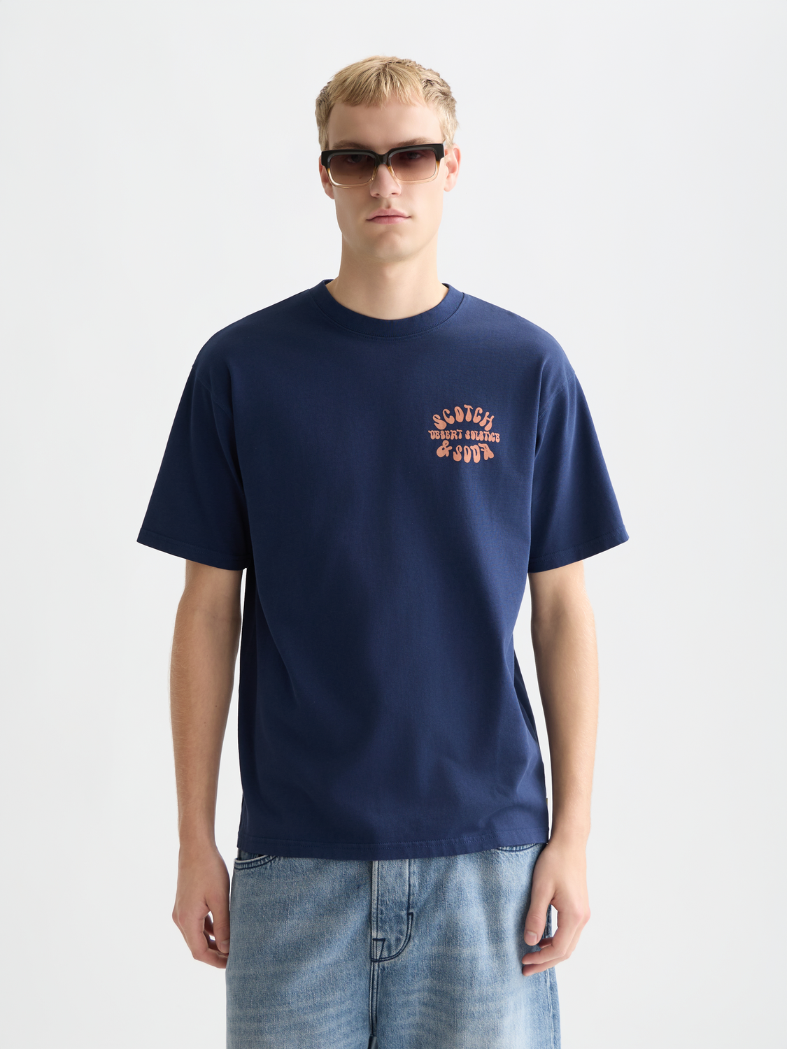 Front And Back Artwork Relaxed-Fit T-Shirt