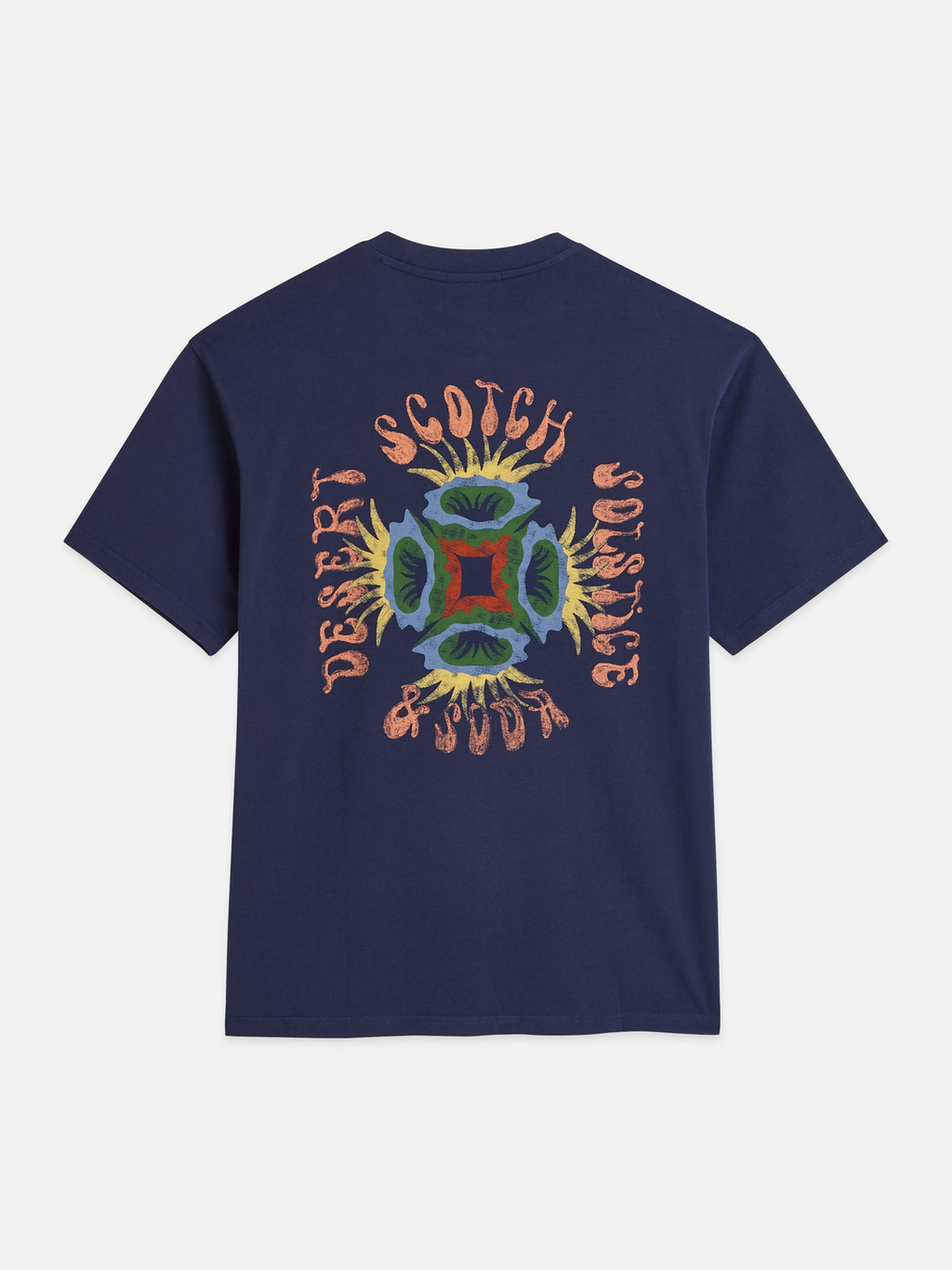 Front And Back Artwork Relaxed-Fit T-Shirt