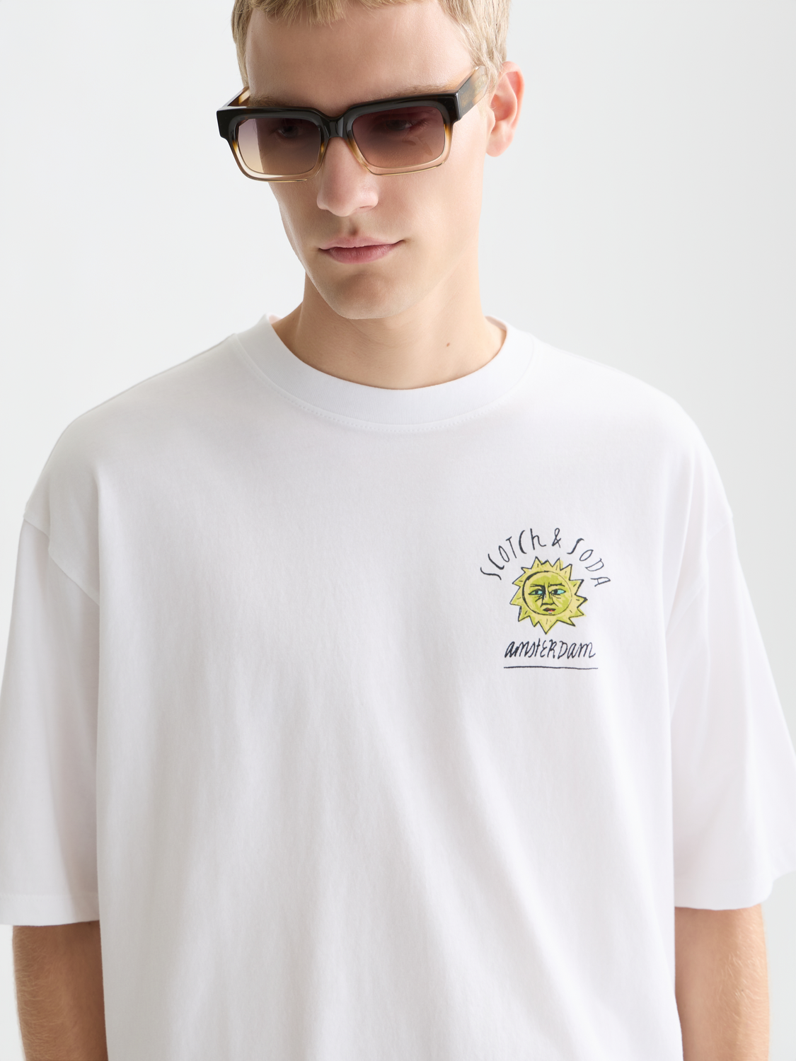 Front And Back Artwork Loose-Fit T-Shirt