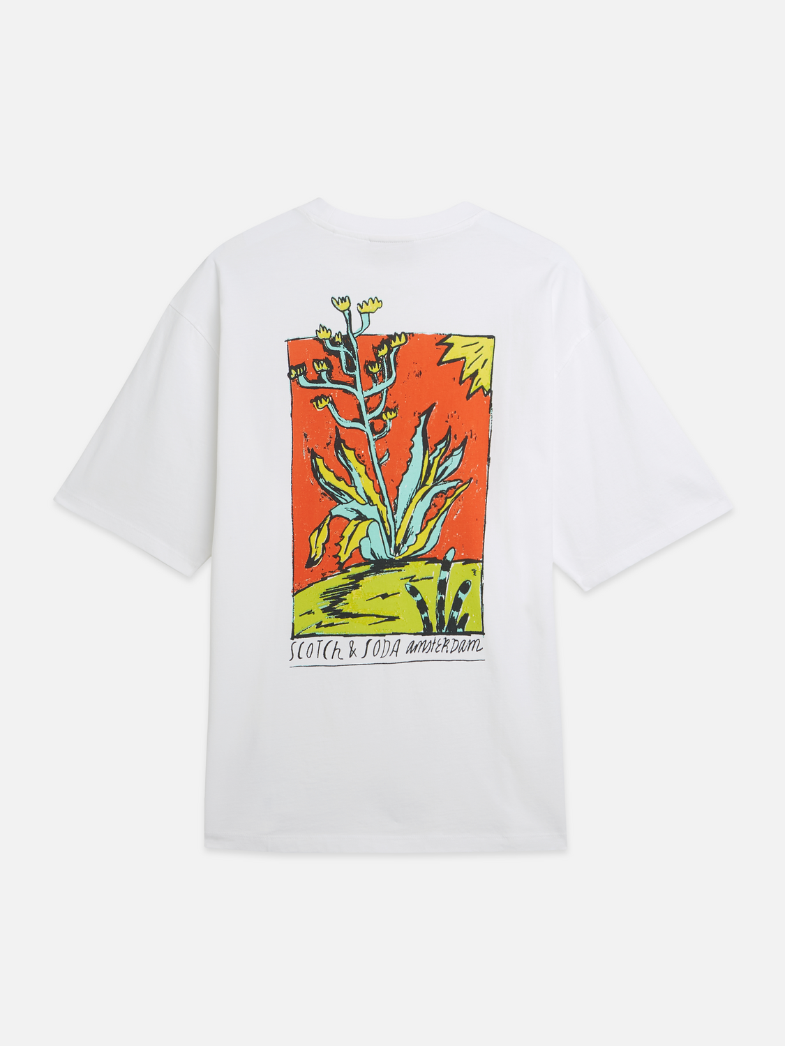 Front And Back Artwork Loose-Fit T-Shirt