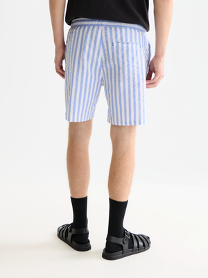 Short de bain mi-long rayé