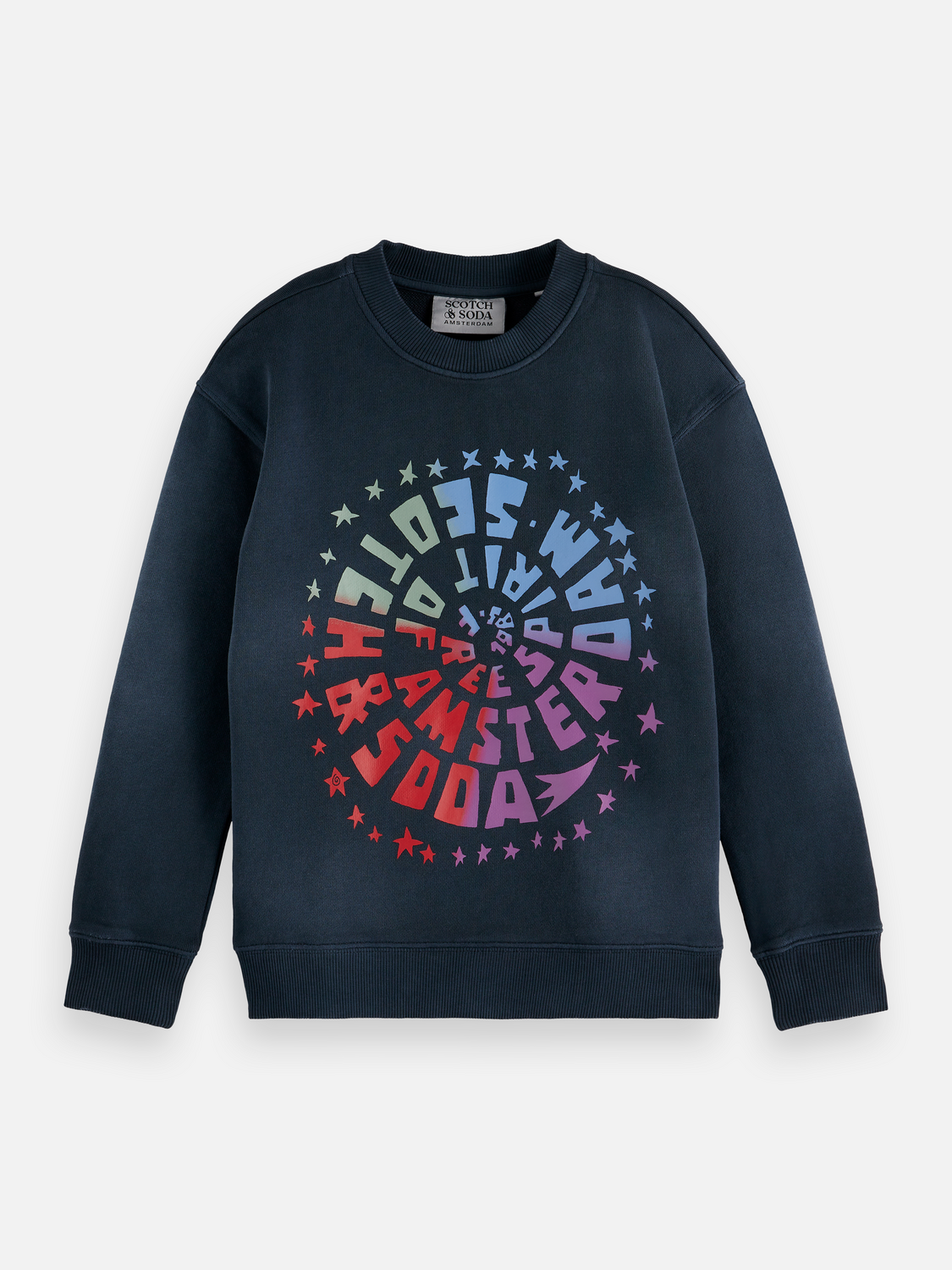 Front Artwork Relaxedfit Washed Sweatshirt