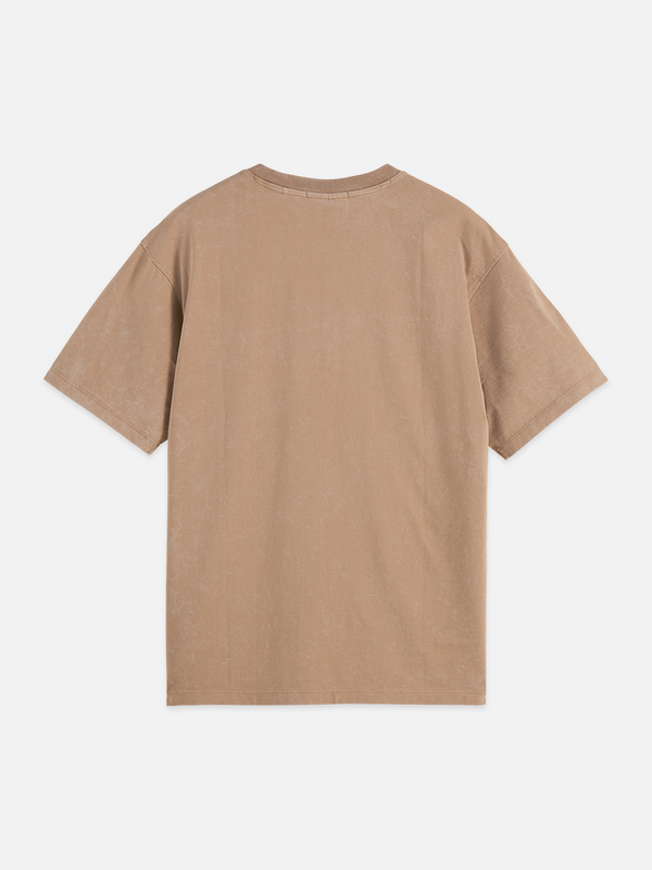 Front Artwork Relaxed-Fit Snow-Washed T-Shirt