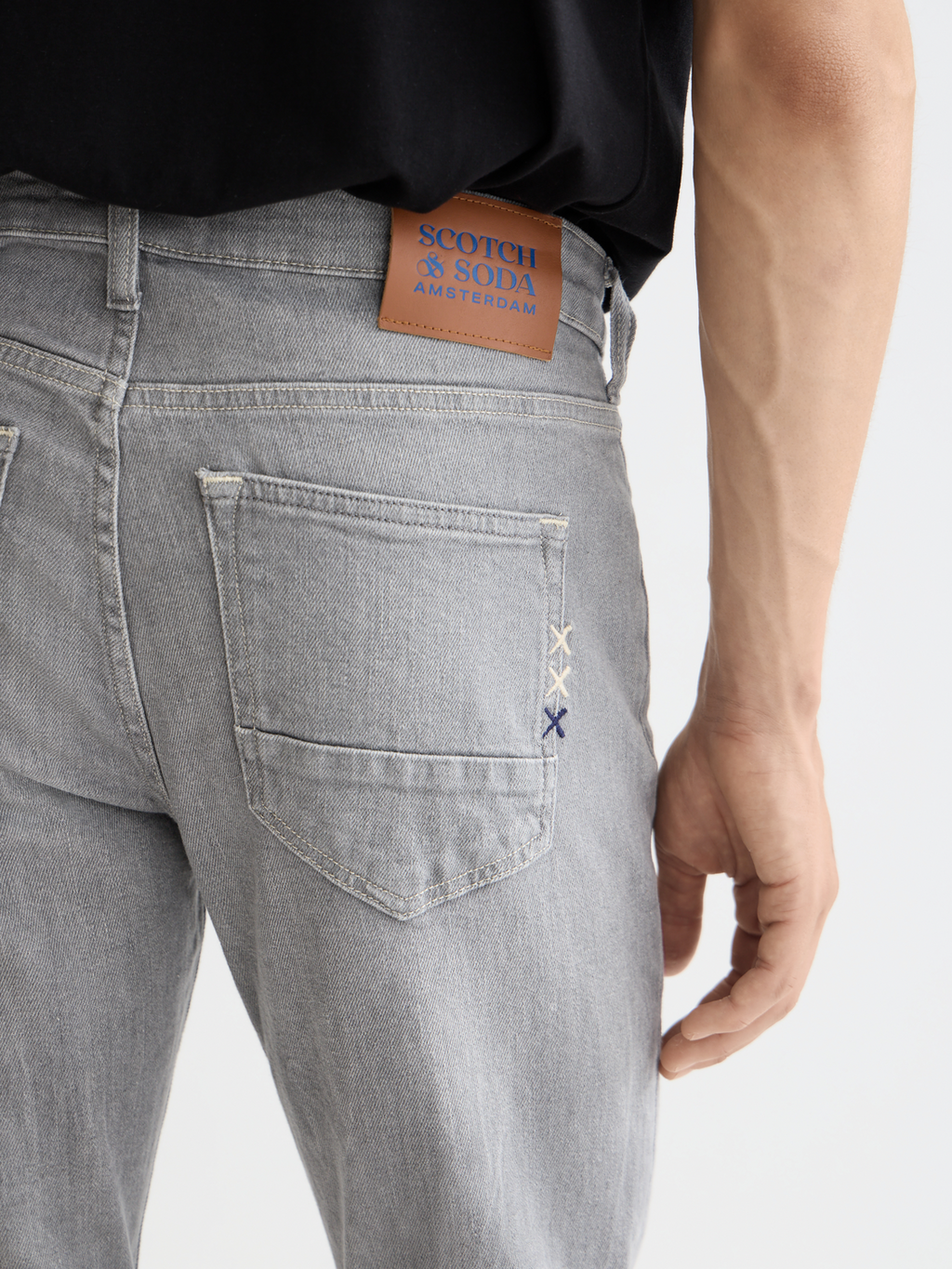 Core Skim Skinny Jeans Grau