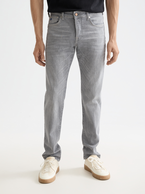 Essentials —  Ralston Regular Slim Jeans  –  Grey Sands