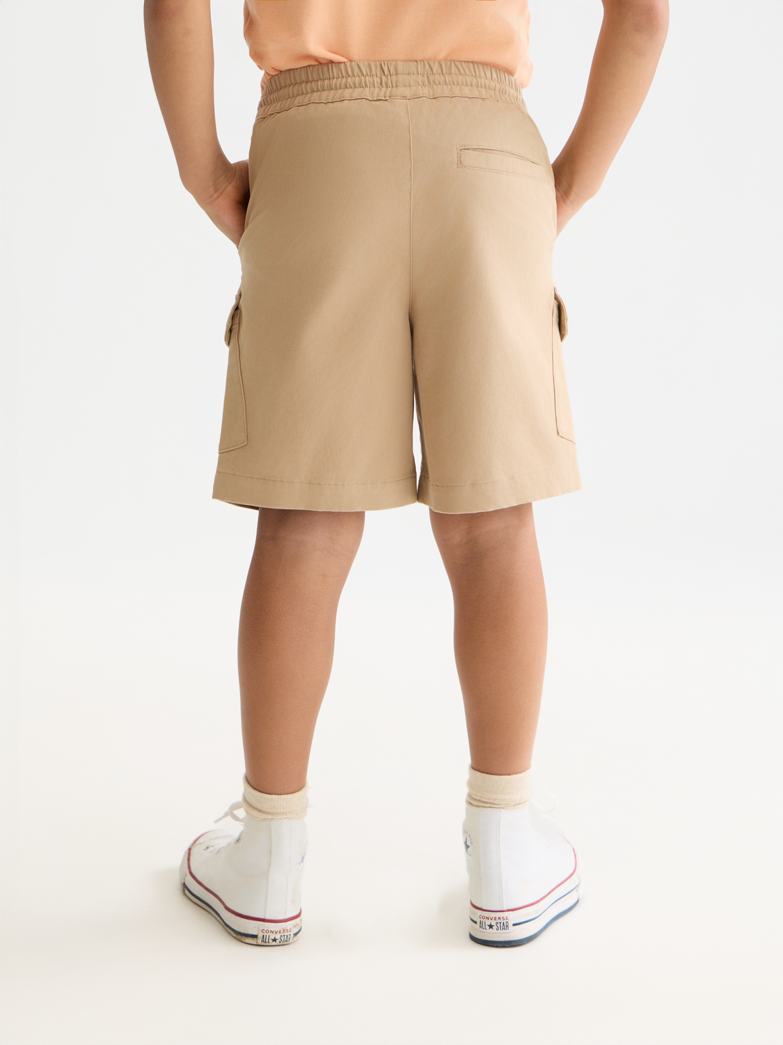 Boys' Light-Weight Cotton Cargo Shorts