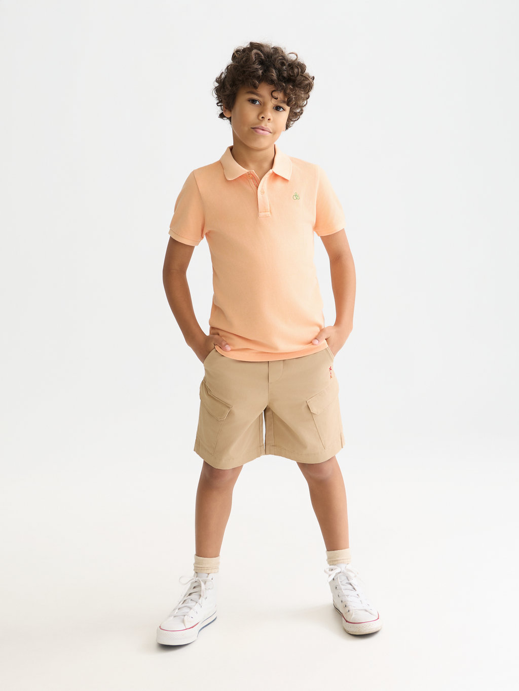 Boys' Light-Weight Cotton Cargo Shorts