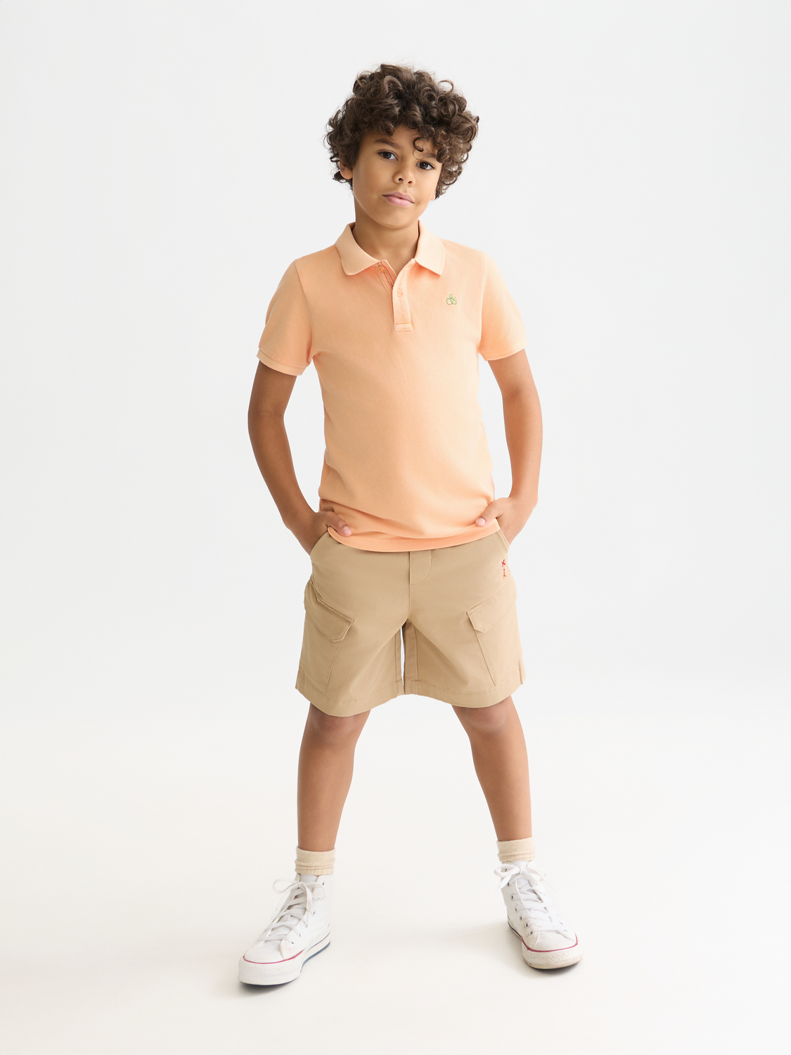 Boys' Light-Weight Cotton Cargo Shorts