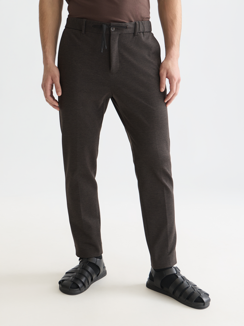 Finch Jogger aus garngefärbtem Jersey mit schmal zulaufendem Bein