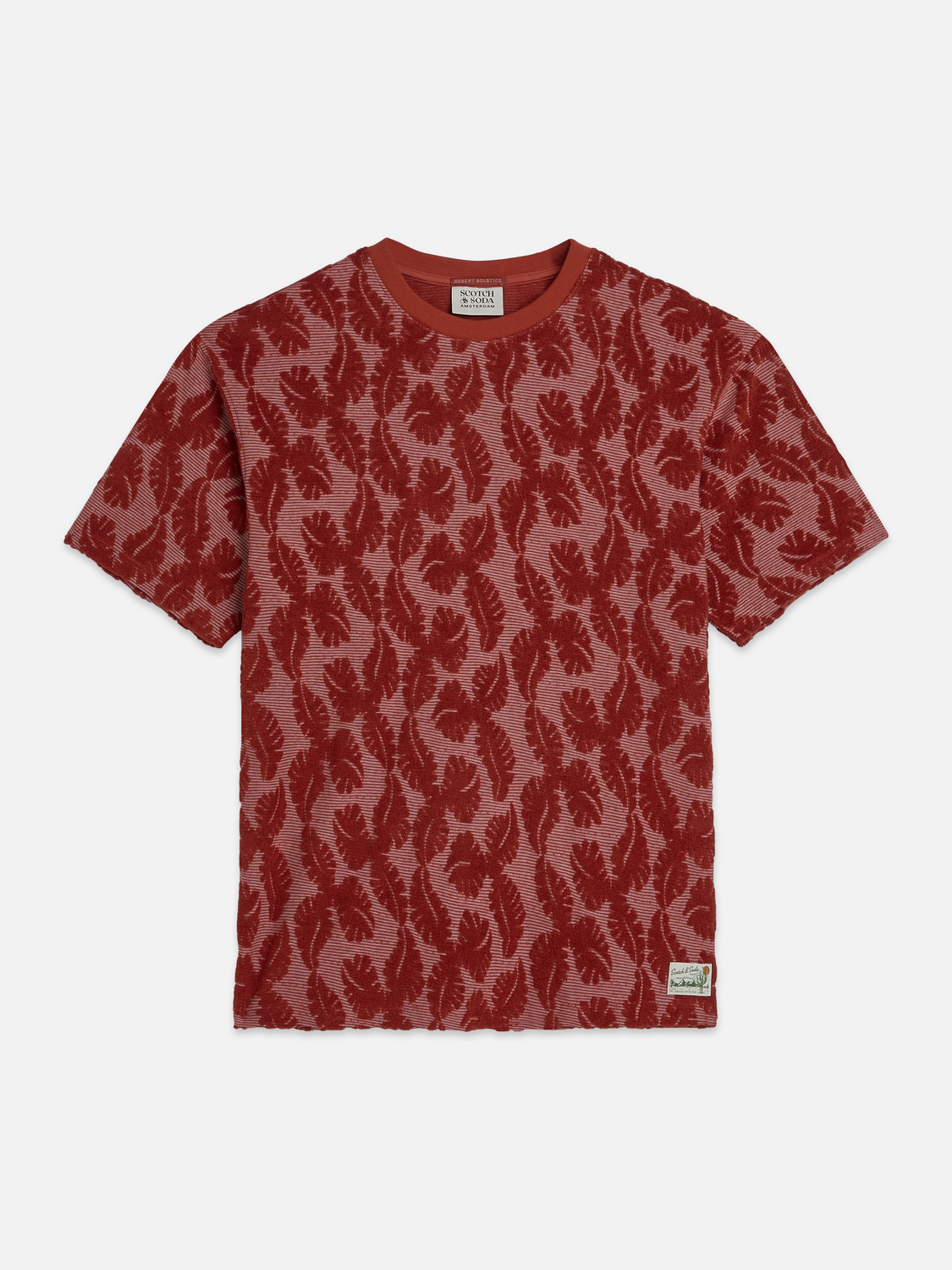 Jacquard Feeder Stripe Relaxed-Fit T-Shirt