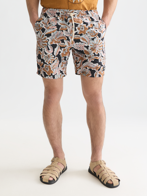 Printed Midlength Swim Shorts