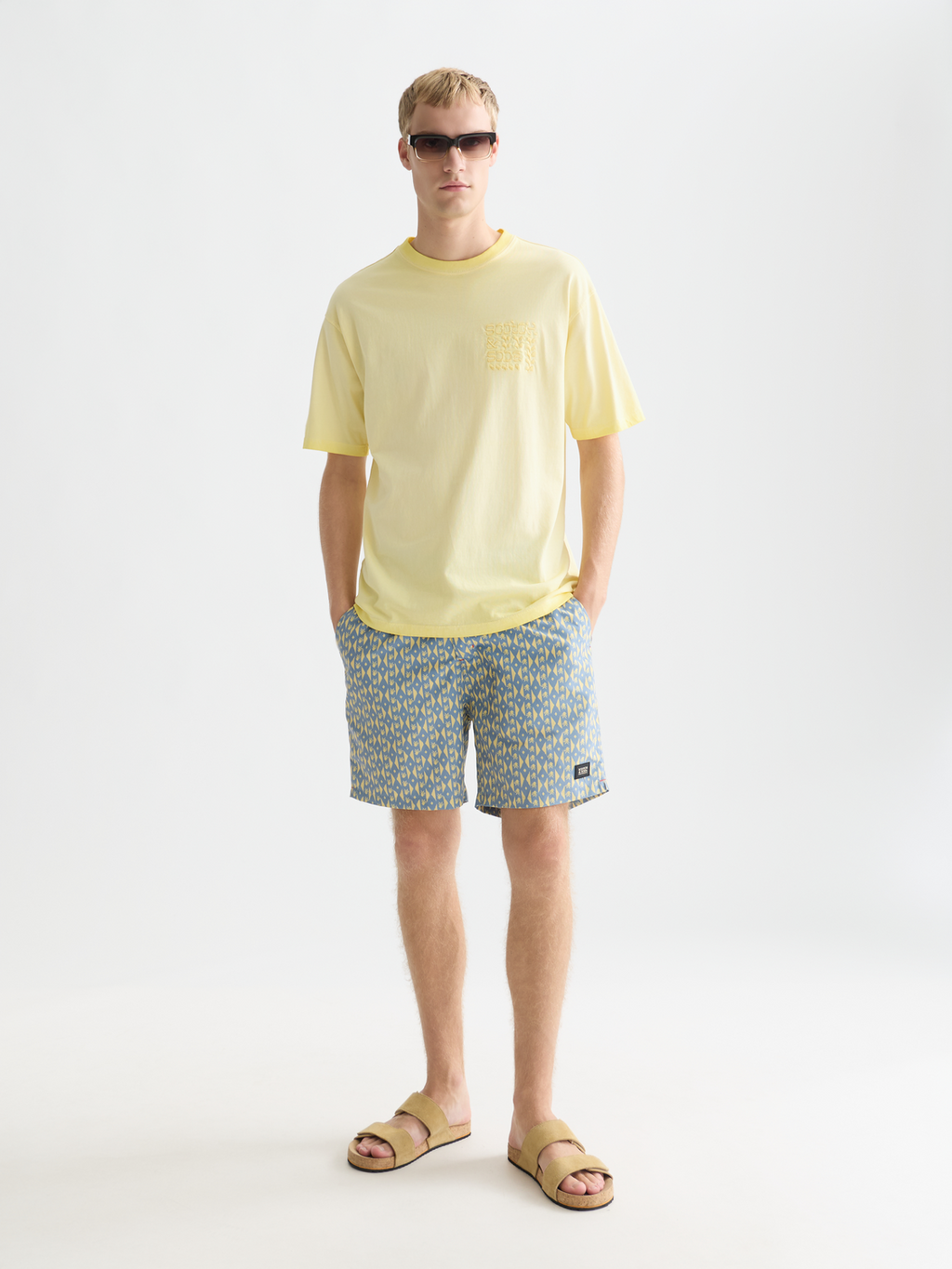 Printed Midlength Swim Shorts