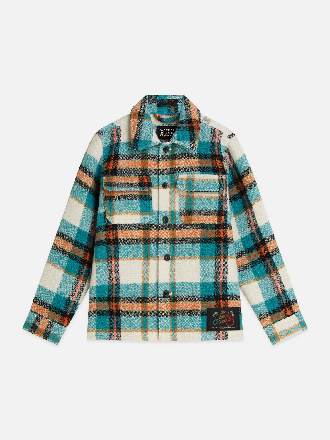 Boys' Yarn Dyed Boucle Relaxed-Fit Overshirt