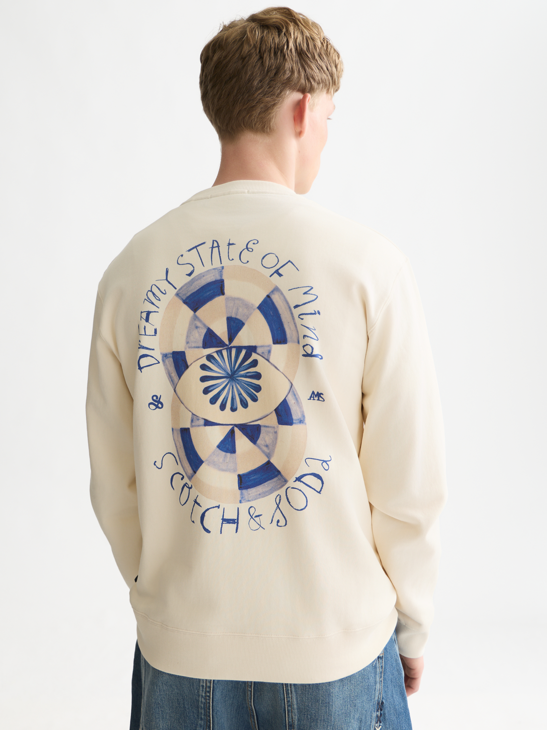 Front And Back Artwork Regular-Fit Sweatshirt