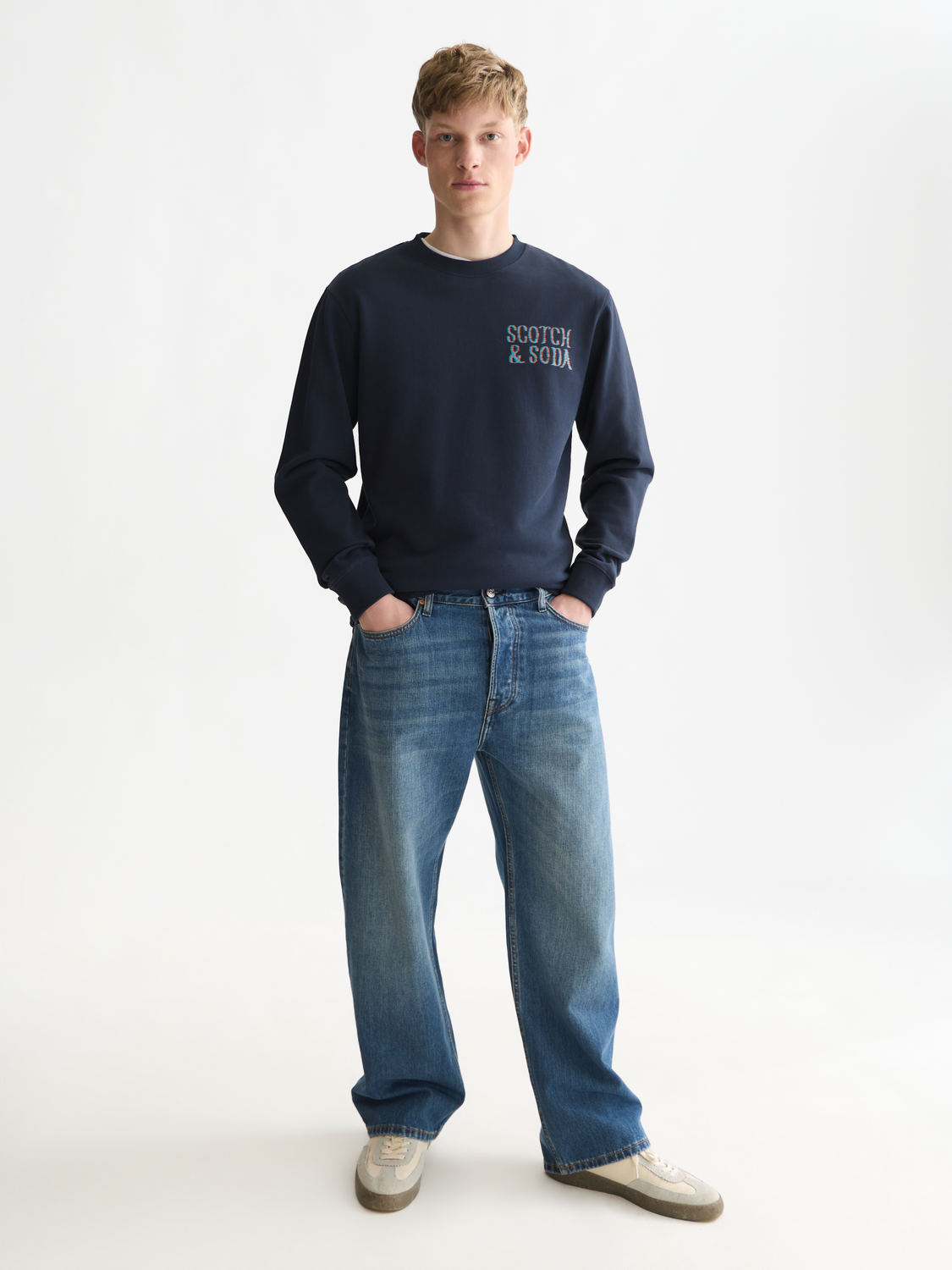 Front And Back Artwork Regular-Fit Sweatshirt