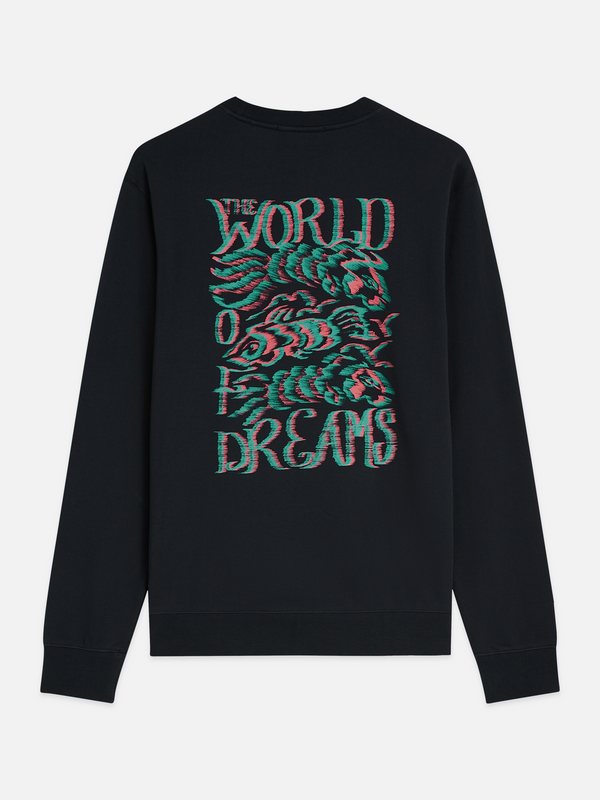 Front And Back Artwork Regular-Fit Sweatshirt