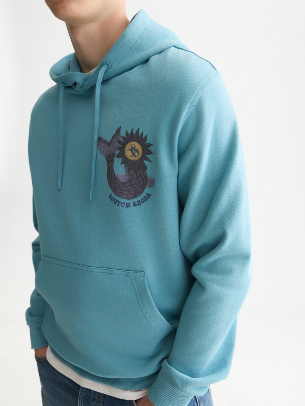 Front And Back Artwork Regular-Fit Hoodie