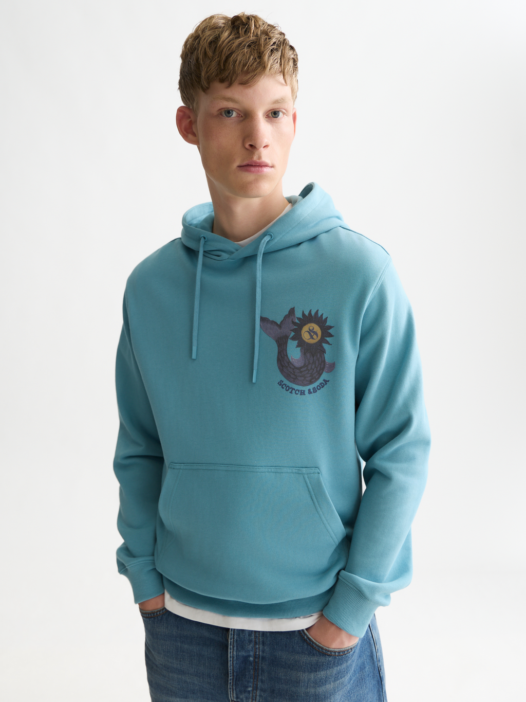 Front And Back Artwork Regular-Fit Hoodie