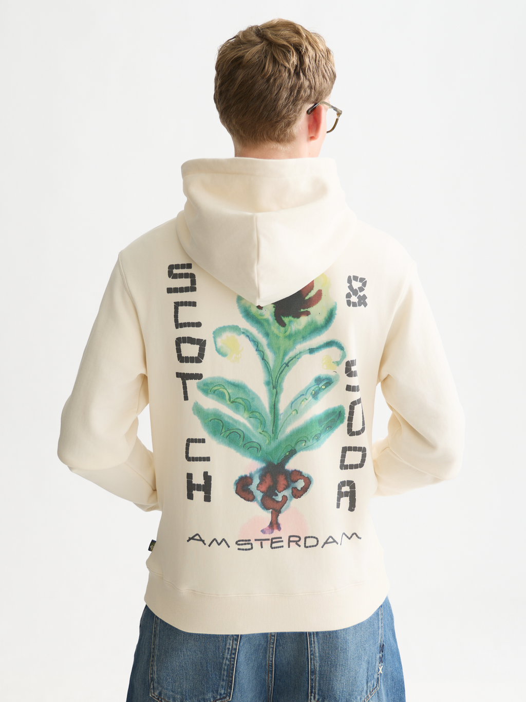 Front And Back Artwork Regular-Fit Hoodie