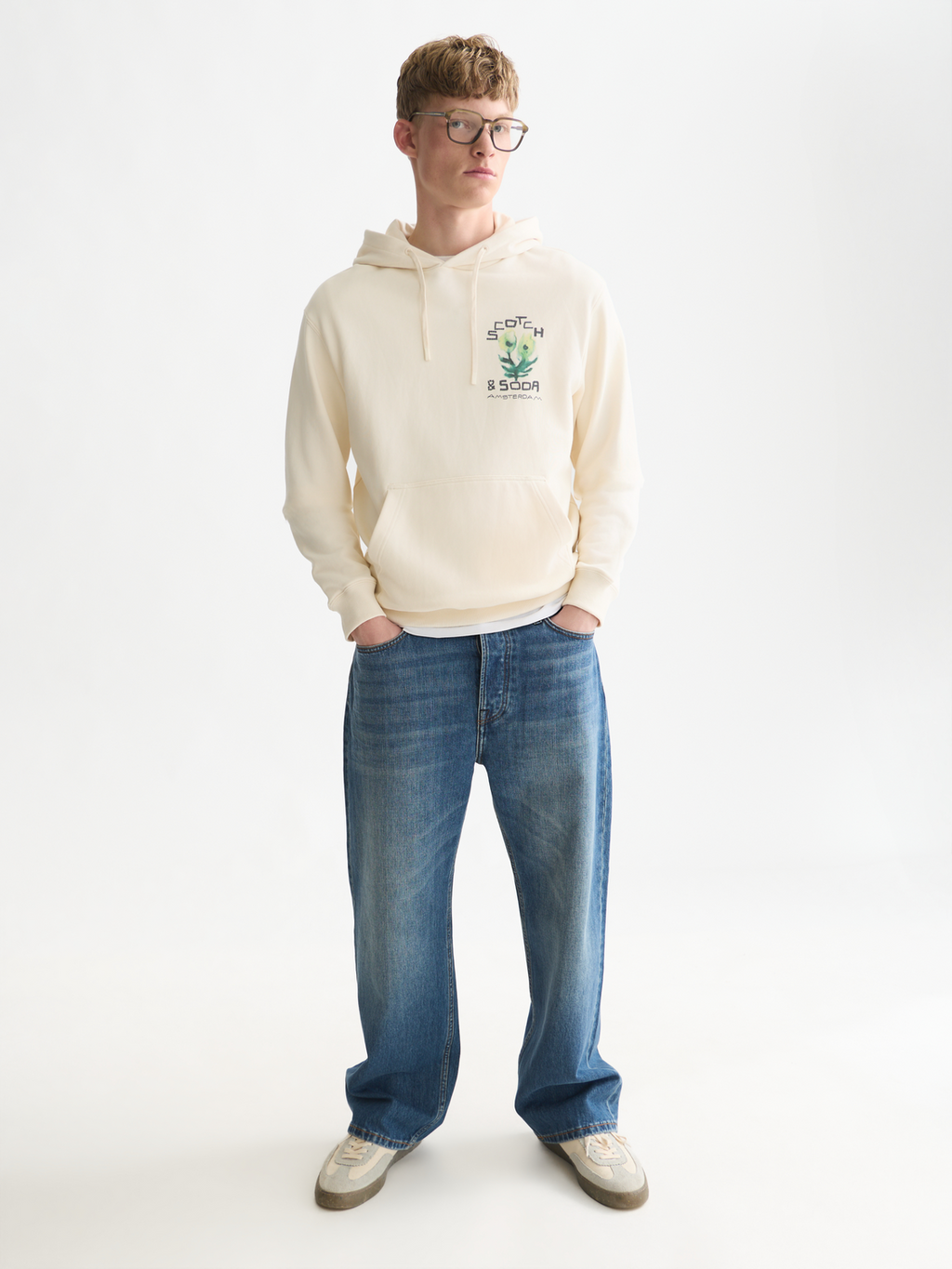 Front And Back Artwork Regular-Fit Hoodie