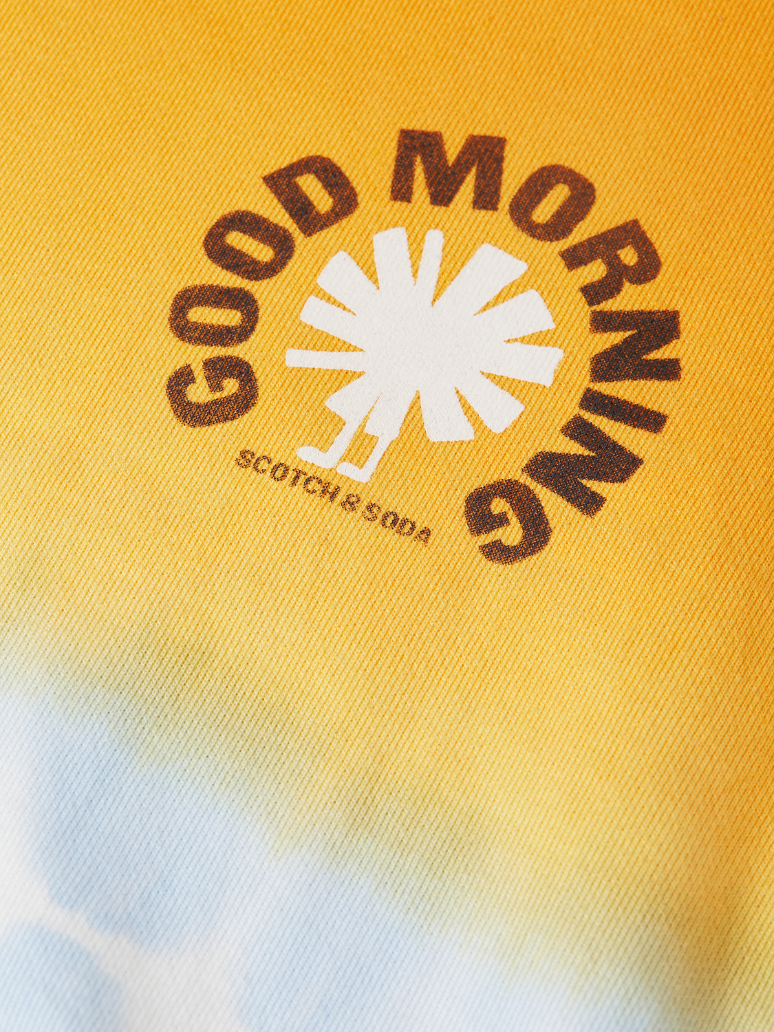 Front Artwork Relaxed-Fit Washed Hoodie