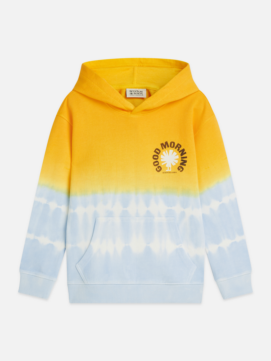 Front Artwork Relaxed-Fit Washed Hoodie