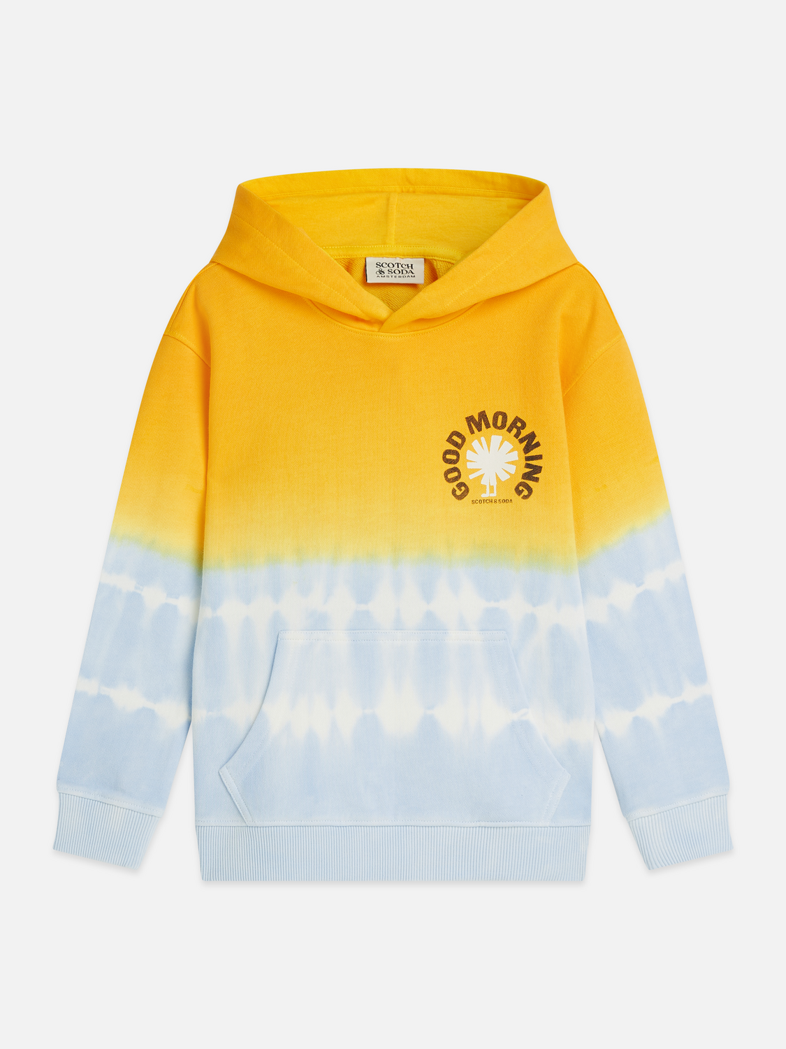 Front Artwork Relaxed-Fit Washed Hoodie