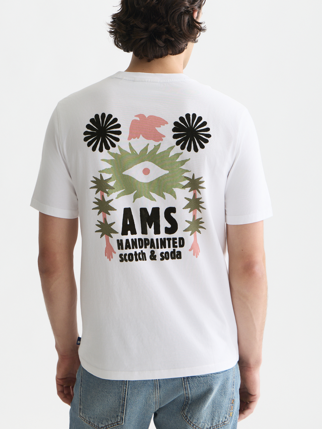 Front And Back Artwork Relaxed-Fit T-Shirt