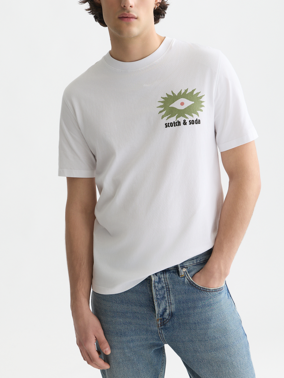 Front And Back Artwork Relaxed-Fit T-Shirt