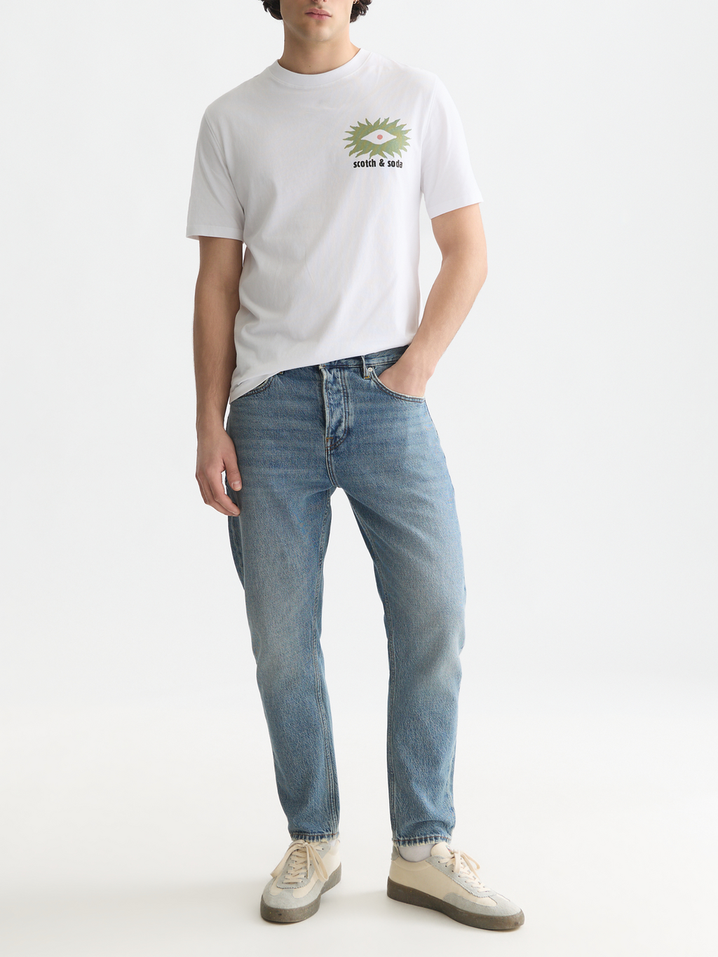 Front And Back Artwork Relaxed-Fit T-Shirt