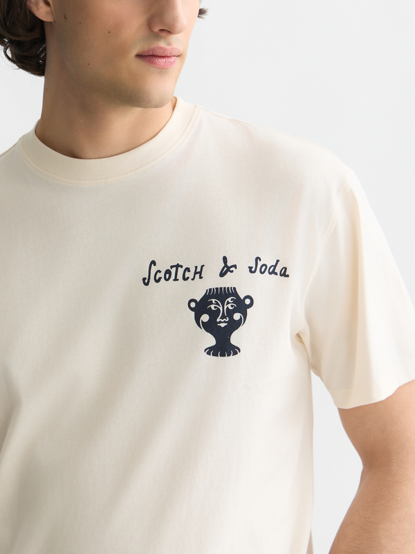 Front And Back Artwork Relaxed-Fit T-Shirt