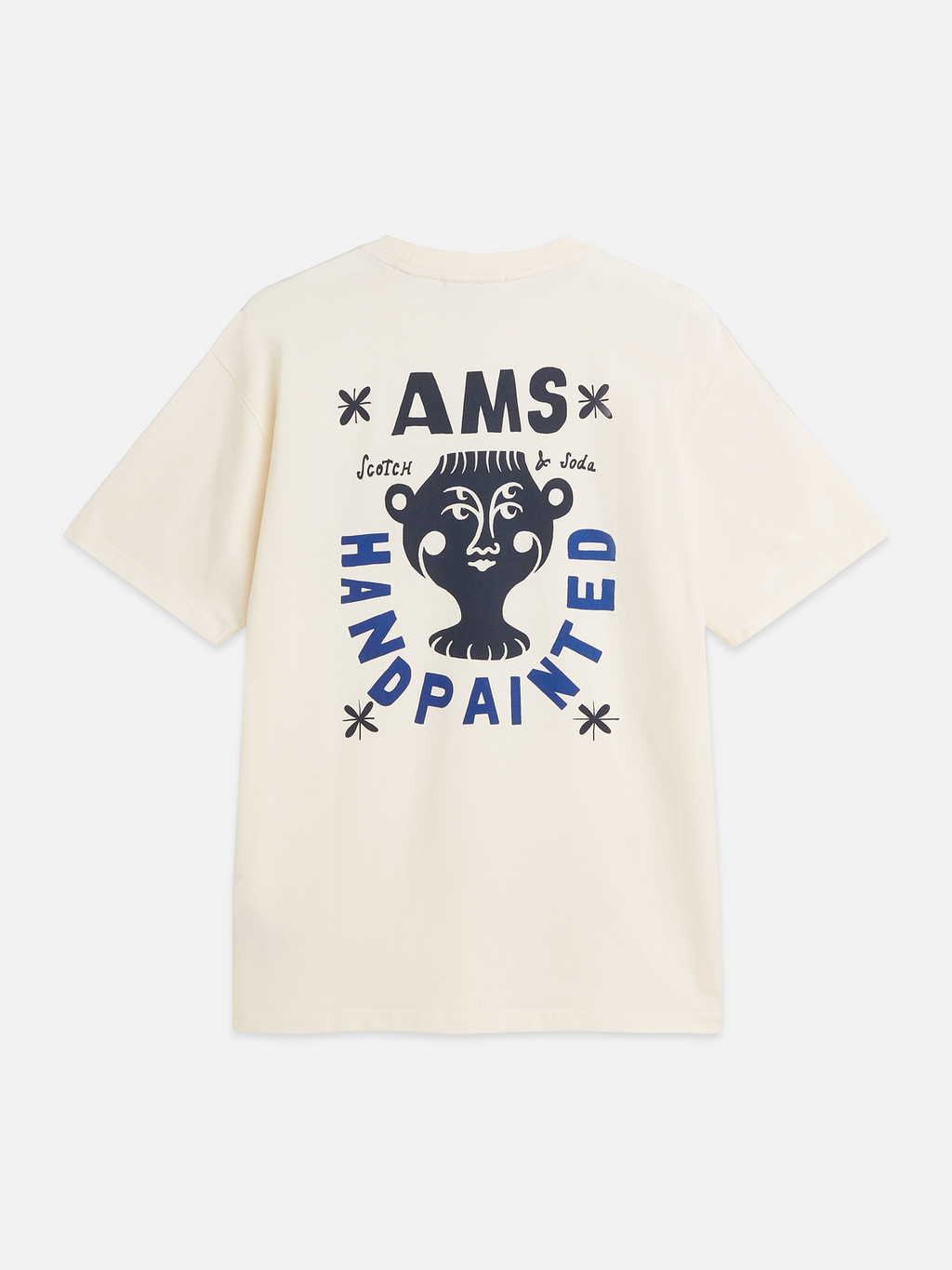 T-Shirt mit Druck auf Vorder- und Rückseite