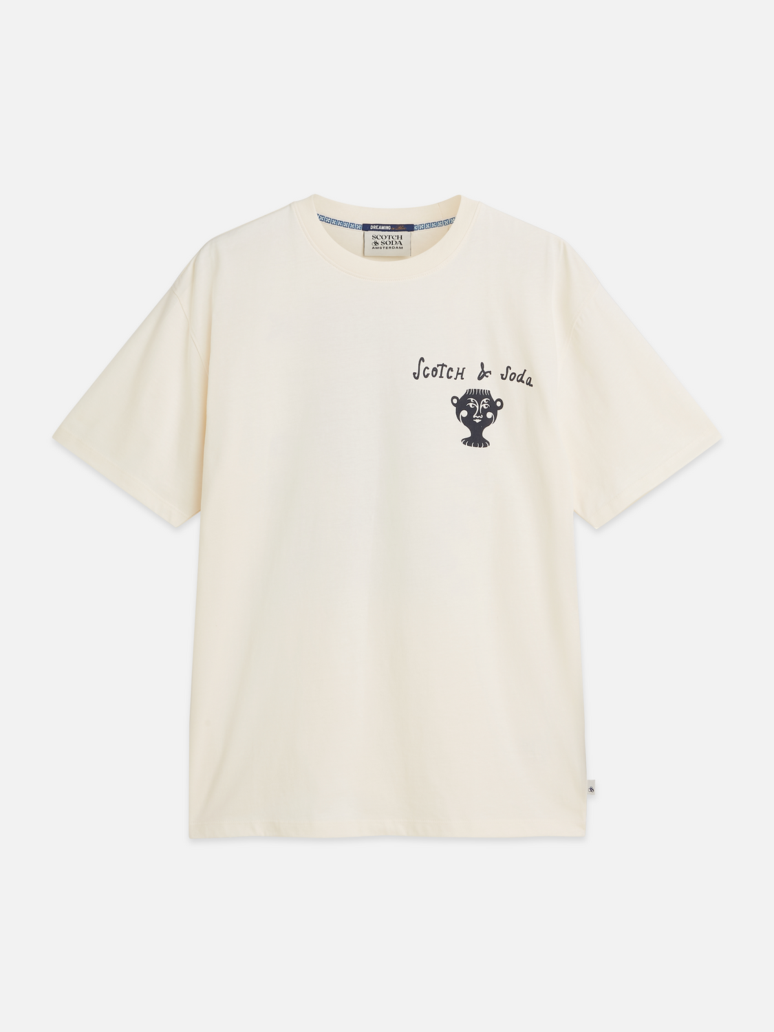 T-Shirt mit Druck auf Vorder- und Rückseite