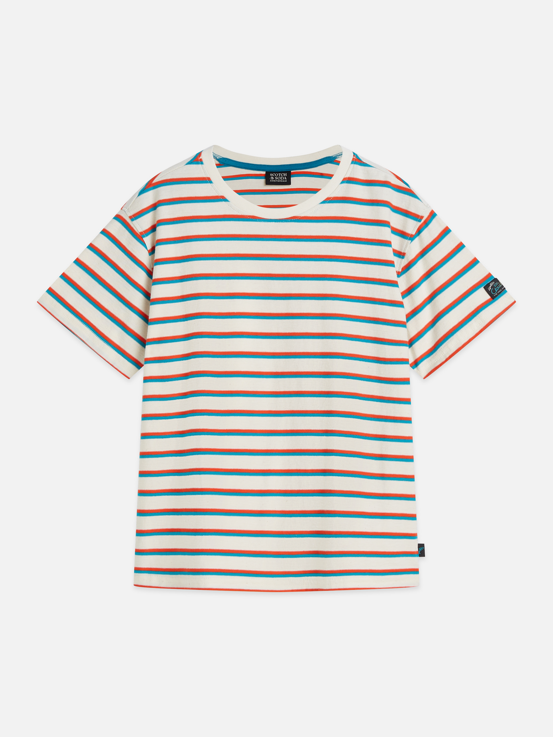 Boys' Yarn Dyed Striped Relaxed-Fit T-Shirt
