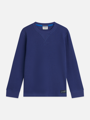 Boys' Waffle Relaxedfit Longsleeved Tshirt