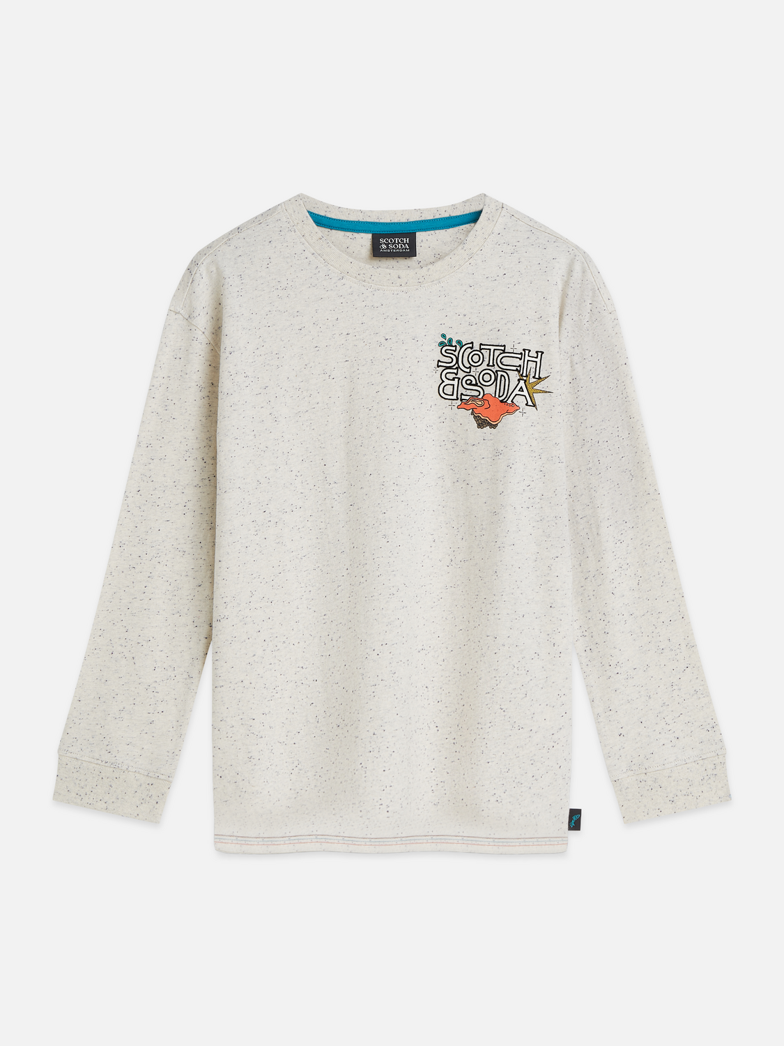 Boys Printed Artwork Cotton Neps Relaxed T-Shirt