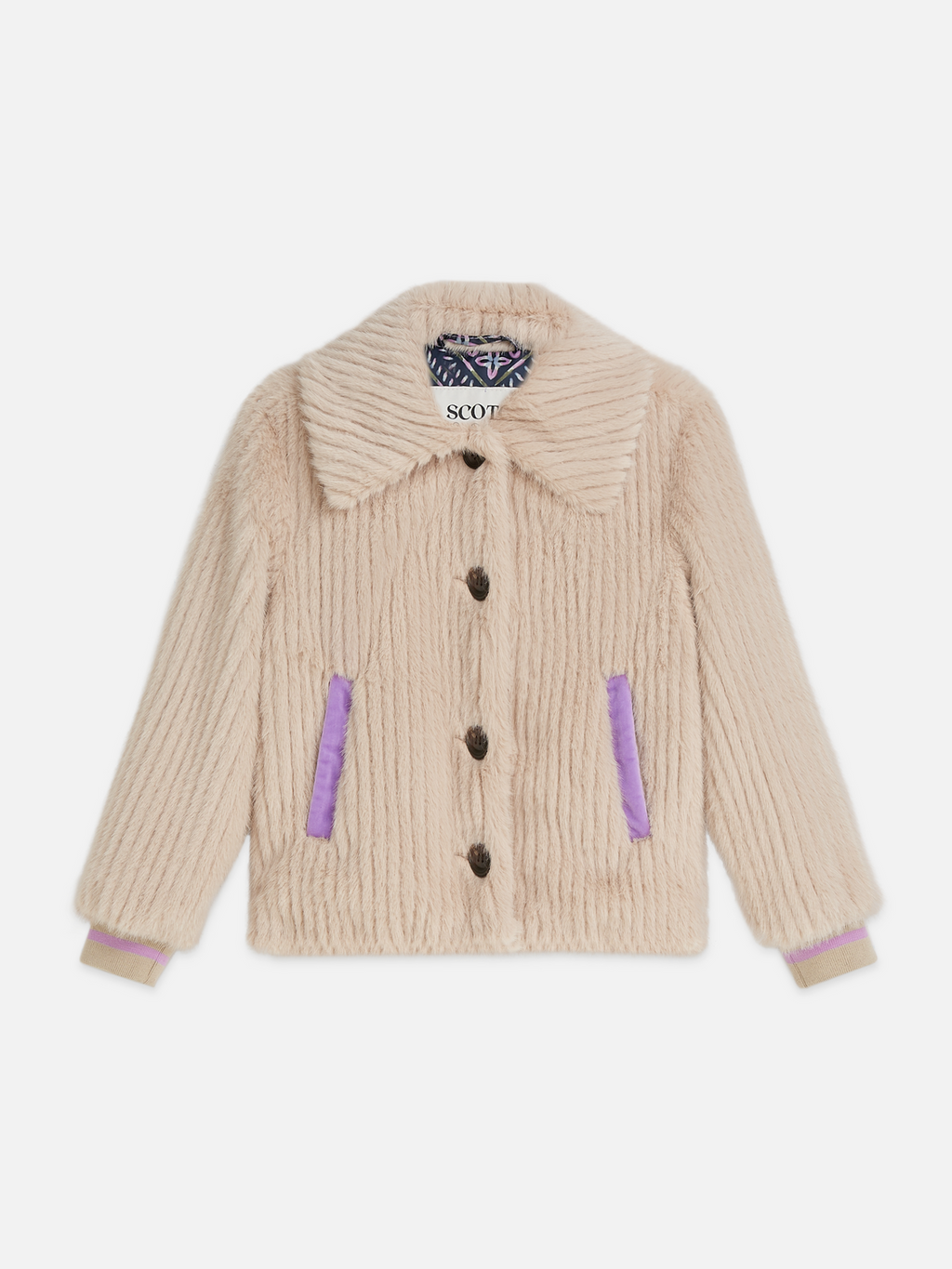 Girls' Faux Fur Jacket
