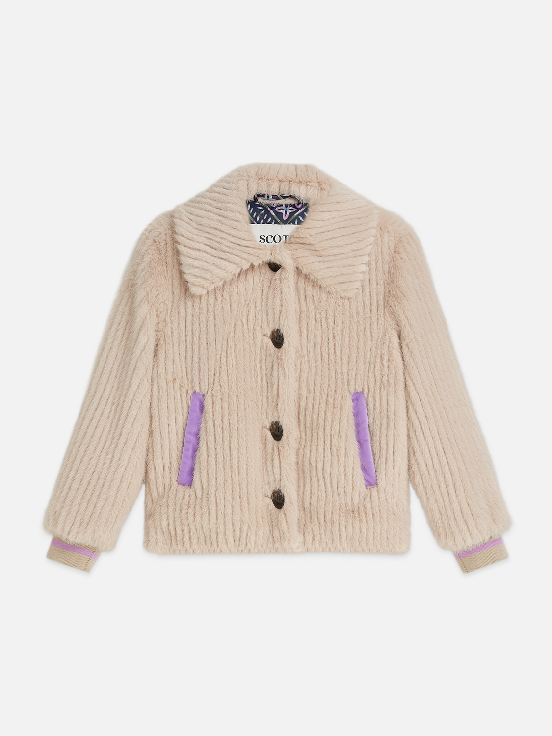 Girls' Faux Fur Jacket