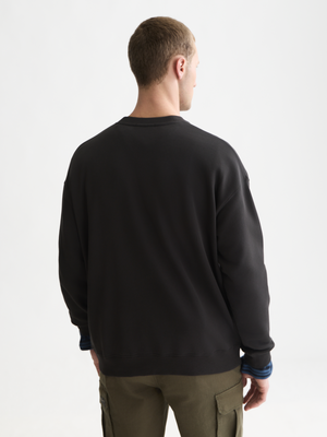 Besticktes Kunstwerk Weites Sweatshirt